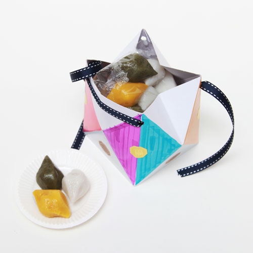 복주머니 종이상자(1개)