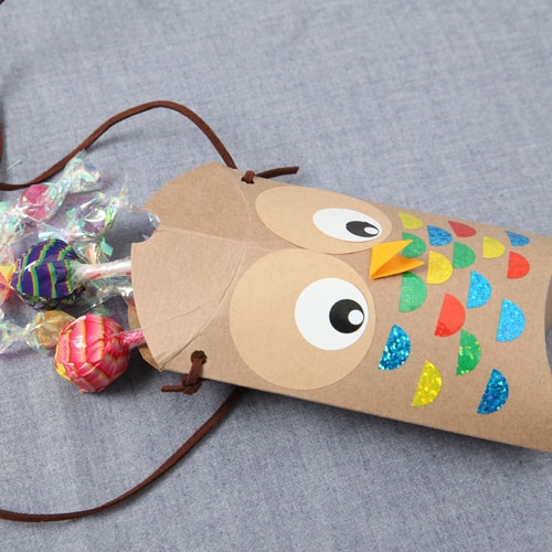 부엉이 종이가방