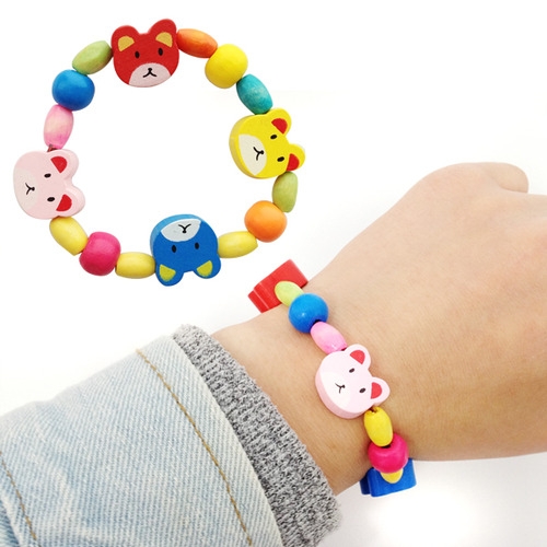 메이크문구 DIY100 곰돌이팔찌만들기