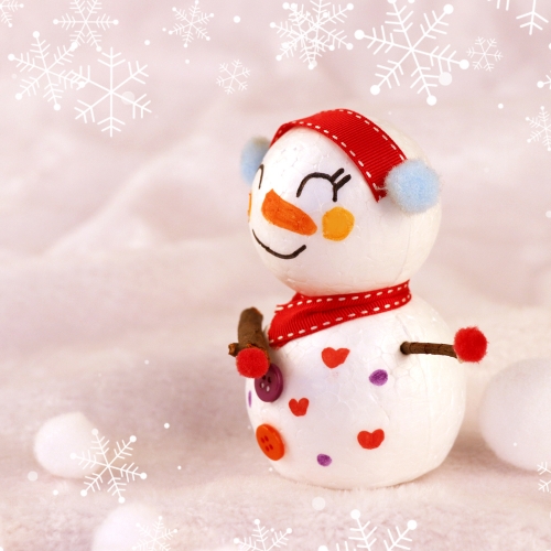 귀마개 눈사람만들기