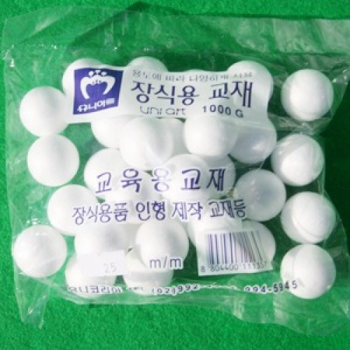 25mm 스치로폼공