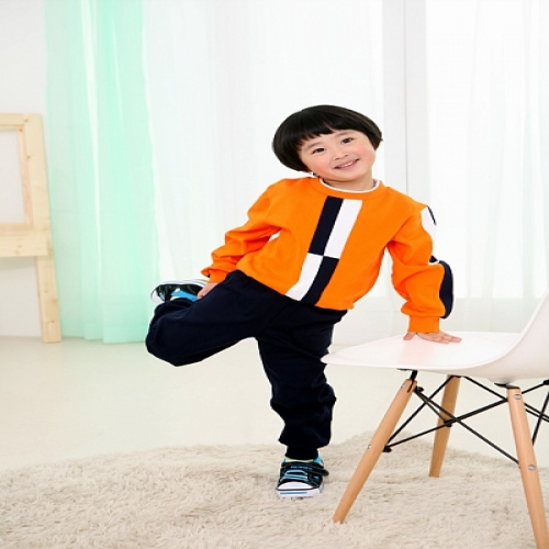 [미래아이] 미래308 동복 활동복 (오렌지)