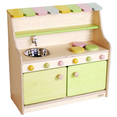 친환경 원목 어닝 2종 일체형 주방놀이