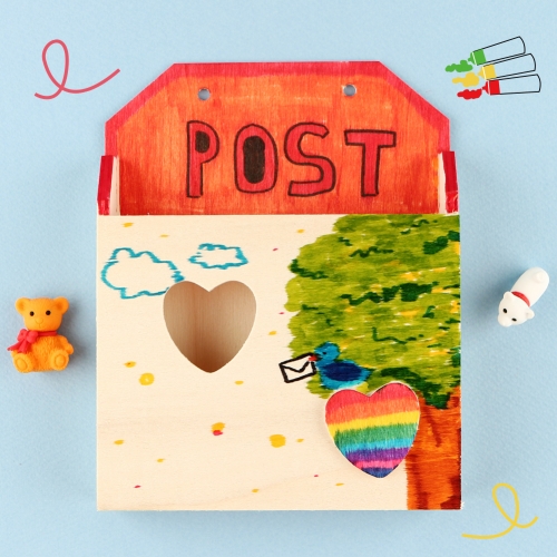 [메이크문구]하트우편함