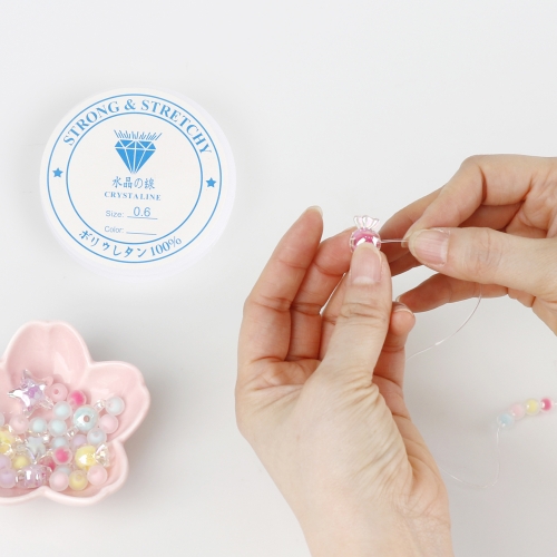 늘어나는 낚시줄 - 투명