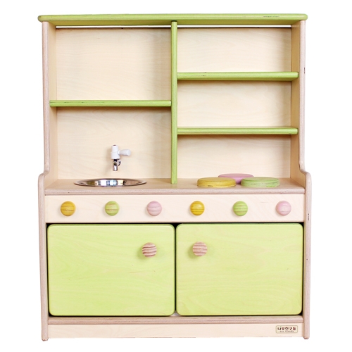 친환경 원목 스마트 2종 일체형 주방놀이