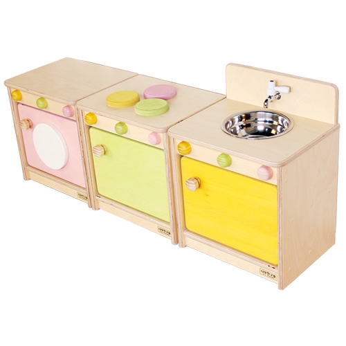 친환경 원목 주방놀이 3종 B세트