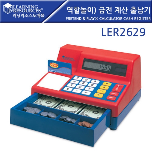 LER2629 ҳ)   ⳳ Pretend & Play Calculator Cash Register