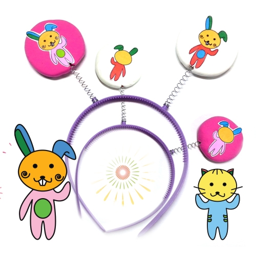 [쫑이닷컴] 클레이 내가 만드는 멋쟁이 헤어밴드(10개)