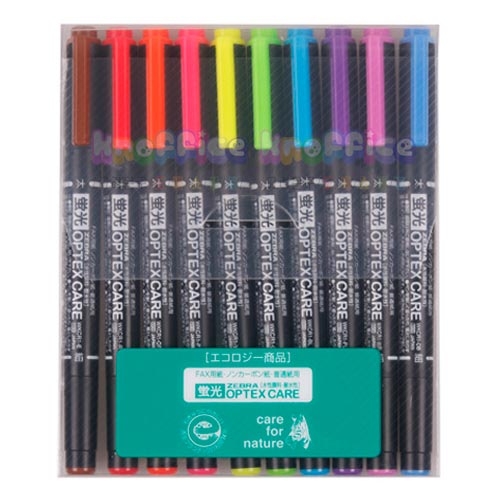 옵텍(OPTEX)형광펜10색