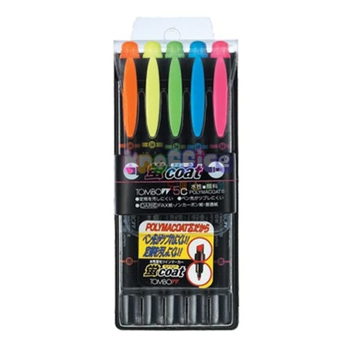 코트형광펜 5색 세트