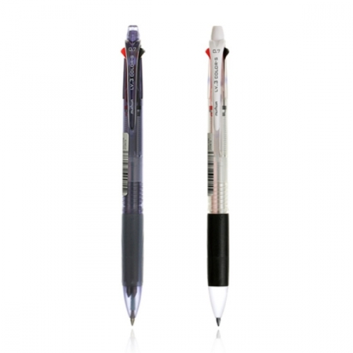 문화 LV 초저점도 3색볼펜 에스 1개