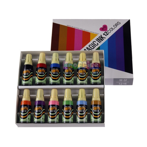 12색병매직(모나미)