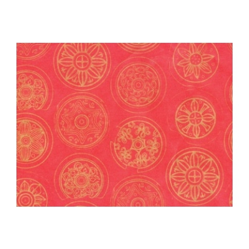 인쇄한지1 와당 3장 (빨강/노랑/흰색/상아색 색상 택 일 )