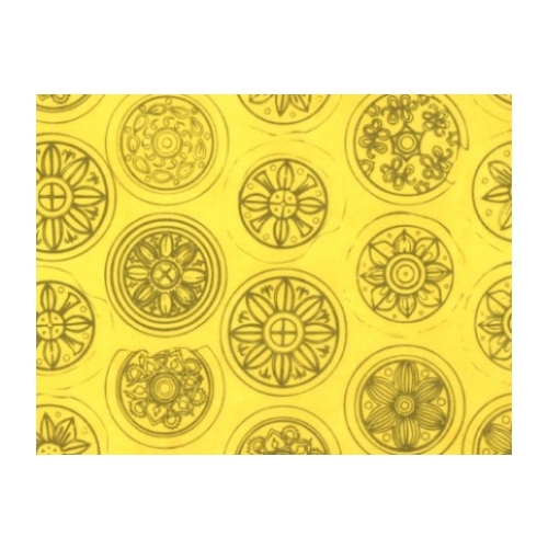 인쇄한지1 와당 3장 (빨강/노랑/흰색/상아색 색상 택 일 )