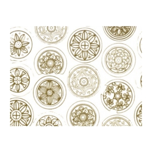 인쇄한지1 와당 3장 (빨강/노랑/흰색/상아색 색상 택 일 )