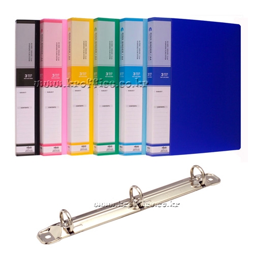 P.P칼라링바인더/3공*A4*민 (4121)