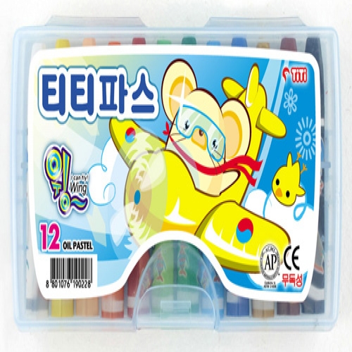 티티 12색 크레파스(윙/야옹/눈보리) 램덤발송