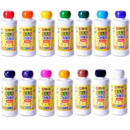 대용량물감 딩동댕물감200cc (14색 택1)
