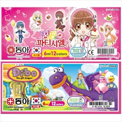 [동아]파티시엘디보그림물감 12색