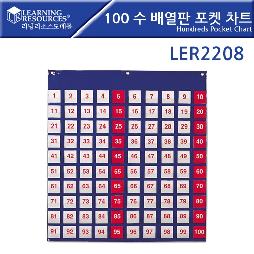 LER2208 100 迭  Ʈ Hudred Pocket Chart