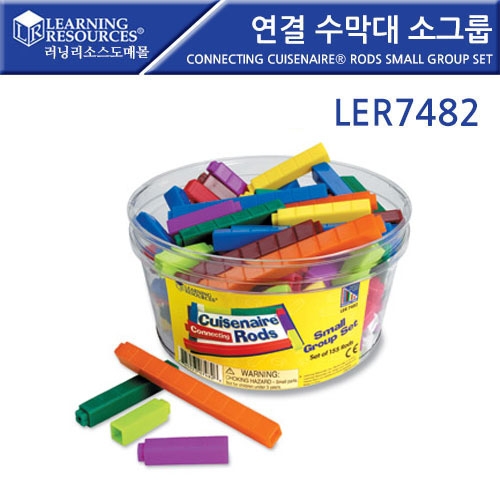 LER7482 ׸   ұ׷ Connecting Cuisenaire Rods Small Group Set