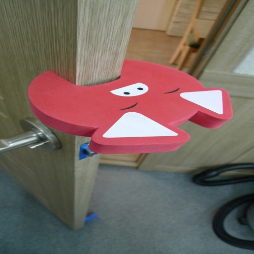 돼지 도어패드/손낌방지/손보호대/ 9860