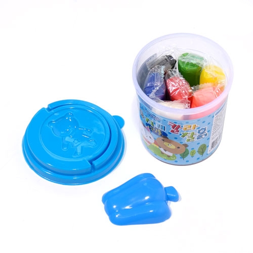 무지개칼라찰흙 [색상랜덤]