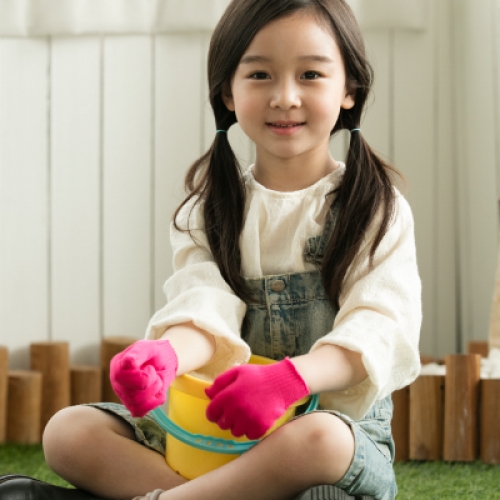 [체험활동]어린이 장갑(컬러/면)-낱개판매