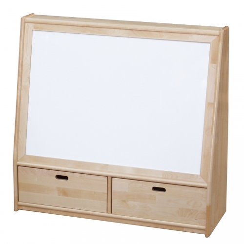 자작나무 영유아 양면서랍 칠판