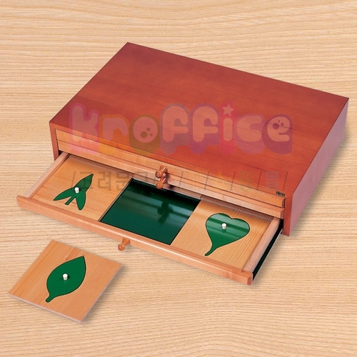 [몬테소리]나뭇잎 도형 서랍장