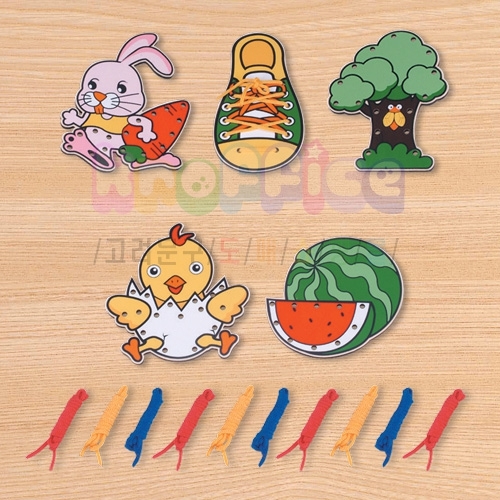 [몬테소리]실꿰매기세트 C(5종)