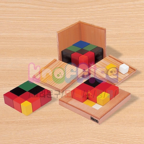 [몬테소리]컬러 삼항식상자