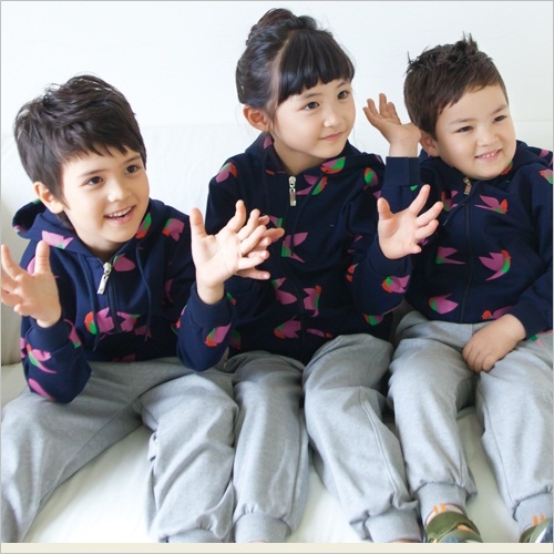 [서울원복]활동복1303-제비나염 곤색 / 5벌세트