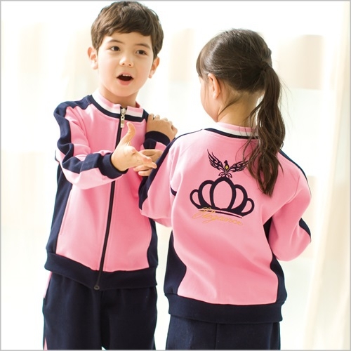 [서울원복]활동복1408-분홍왕관 독수리차이나 / 5벌세트