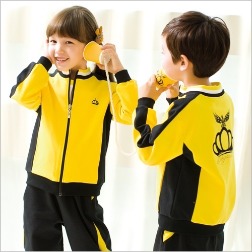 [서울원복]활동복1409-노랑왕관 독수리차이나 / 5벌세트