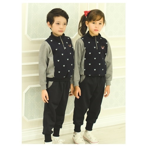 [서울원복]활동복1513-곤곰돌이 차이나 반지퍼 / 5벌세트