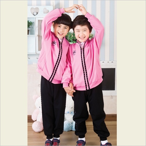 [서울원복]활동복8401-분홍별잠바 / 5벌세트