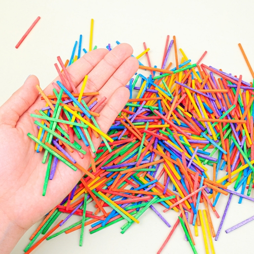 [대원피앤피] 나무 성냥 스틱 500개입 2종 택1 만들기 꾸미기 재료(원목/혼합)