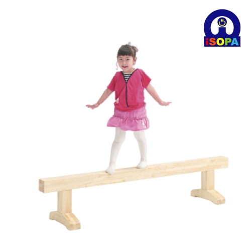 아이소파 원목평균대(ID-60) 유아 밸런스 균형 발달 활동 평균대 체육 교구