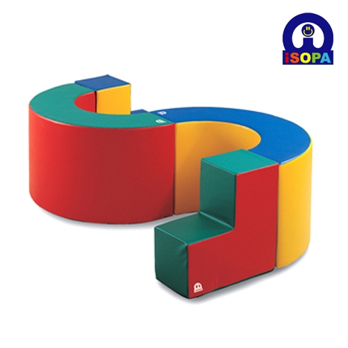 아이소파 챔피온시스템 (CH-2000) 유아 실내 플레이 놀이 매트 미끄럼틀 체육 교구