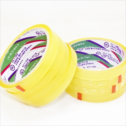 [케이알]KR 투명스카치테이프(소) 4개입