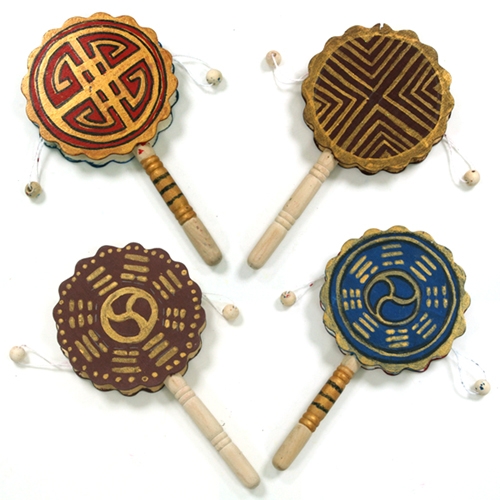 [탑키드] 반제품 딸랑이~나무북 흔들흔들 목각북