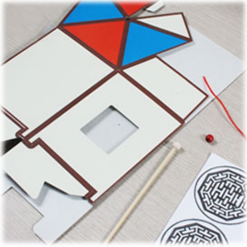 [탑키드] 만들기 전통 청사초롱(문양지포함)