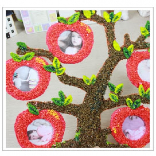 [탑키드] 만들기 클레이로 만든 사과나무액자(5set)