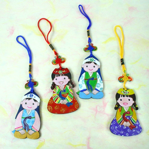 [만들기] 귀요미 한복 노리개