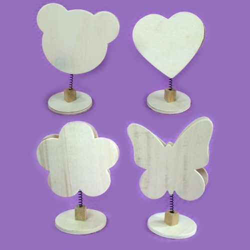 [반제품] 스프링 우드 메모꽂이(4종 택1)