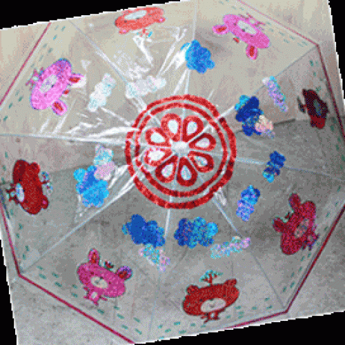 [탑키드] 만들기 투명우산 홀로그램시트지포함(10set)