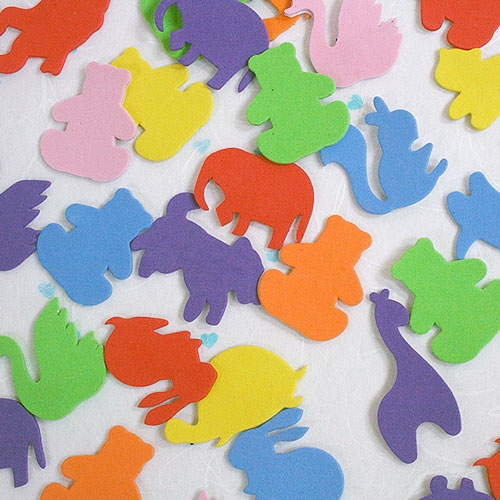 [탑키드] EVA스티커 5type(꽃/별/동물/곤충/하트)