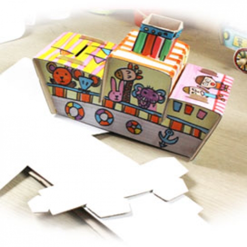 [반제품]종이 유람선B